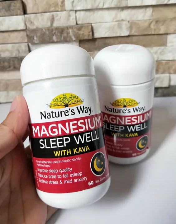 Nature’s Way Magnesium Sleep Well with Kava 60 tablets Lazada PH