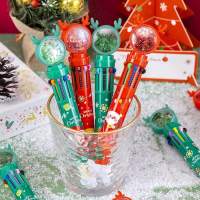 ปากกาซานต้าคริสมาส 10สี ใน1แท่ง แท่งเดียวเกินคุ้ม ใช้เทศกาลไหนก็น่ารักน่าใช้