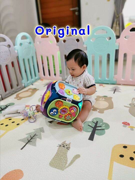 zolbabyworld-ของแท้-กล่องกิจกรรม7ด้าน-bonbebe-7-in1-edu-cube