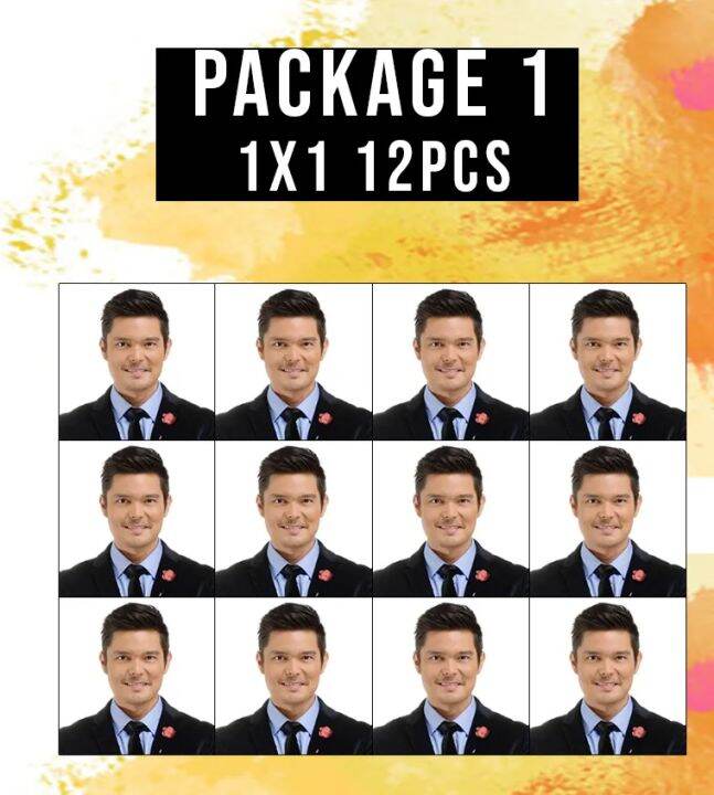 Digital Id Printing Package 1x1 2x2 Passport Size Lazada Ph 9174