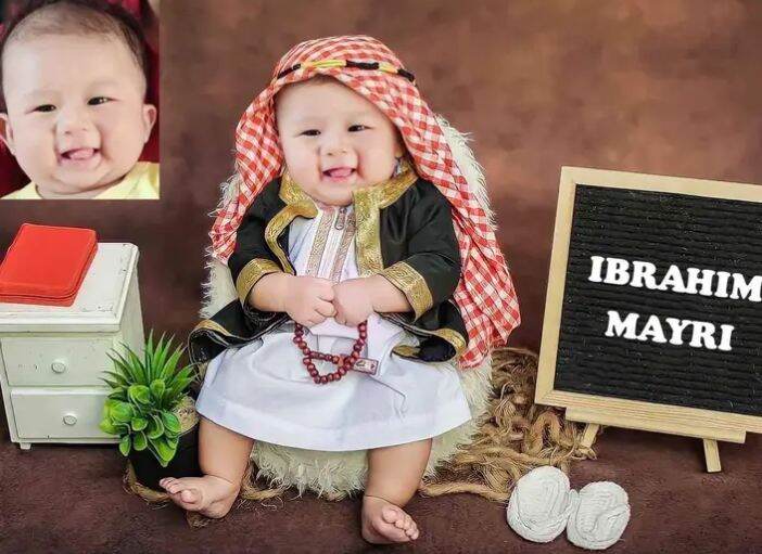 EDIT PLUS CETAK FOTO BAYI BABY NEWBORN BARU LAHIR ALA STUDIO FOTO