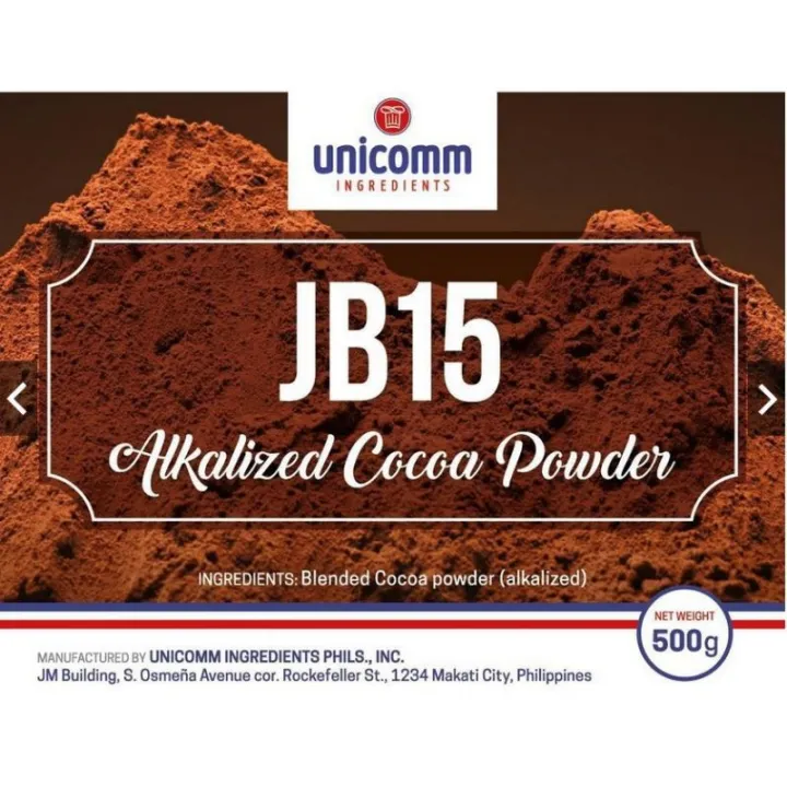 JB15 ALKALIZED COCOA POWDER 500g Lazada PH