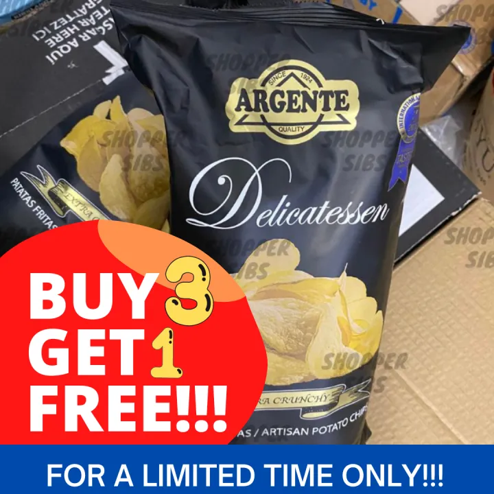 Argente Potato Chips Imported Potato Chip from Spain 180grams Original