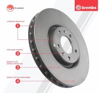 จานเบรคVios yaris toyota รุ่น E SG ยี่ห้อBrembo ปี2002-2021 ราคาใบละ