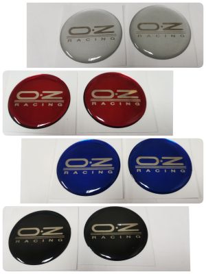 สติ๊กเกอร์เทเรซิ่นนูนอย่างดี โลโก้ OZ Racing แต่งรถ ติดรถ ติดดุมล้อ กลม สติ๊กเกอร์ สติกเกอร์ logo sticker 3.5 ซม 5 ซม 5.4 ซม 6 ซม 7 ซม