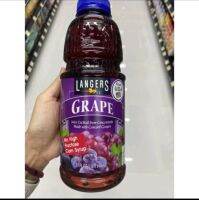 Grape Juice Cocktail From Concentrate Made With Concord Grapes ( Langers Brand ) 946 Ml. น้ำองุ่น 25% ( ตรา แลงเจอร์ส )