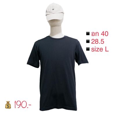 Uniqlo เสื้อแขนสั้น คอกลม รุ่น dry-ex , anti-bac ผ้ากีฬา นิ่มๆ ใส่สบาย ระบายอากาศได้ดี (สีดำ)