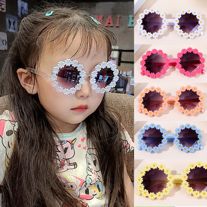 A.one Children Shades Sunglasses Girls Lovely Flower Sunglasses Touring ...