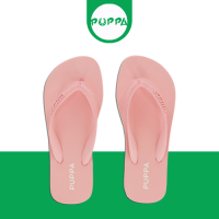 รองเท้าแตะ PUPPA แบบหนีบ สีชมพู สวมใส่นิ่มสบายเท้า ผลิตจากยางคุณภาพดี Size 9-11 (35-44)