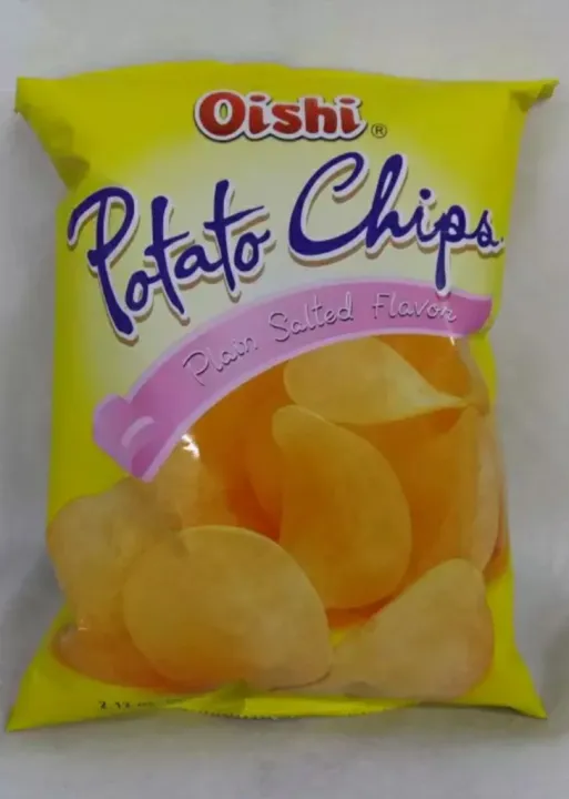 Oishi Potato Chips Plain Salted 60g | Lazada PH