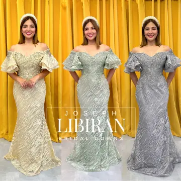HIGH QUALITY AND ONHAND) Mother Dress / Mother of the Bride and Groom Gown  / Principal Sponsor Gown | Shopee Philippines