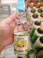 ecook ญี่ปุ่น เครื่องดื่ม ซูซ่า สดชื่น รส เลมอน อัดแก๊ส รามูเน่ hisupa dk saito inryo setouchi lemon ramune 200ml