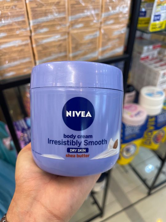 Nivea Irresistibly Smooth Body Cream Dry Skin Shea Butter 400 Ml Th 2237