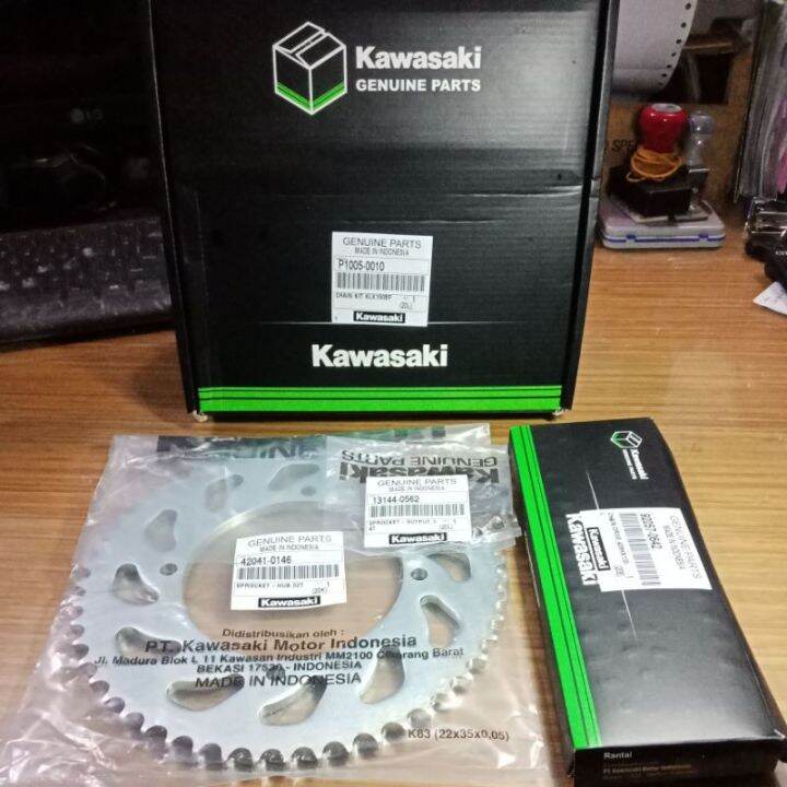 GEAR GIR RANTAI SET KLX 150 BF ORIGINAL KAWASAN Lazada Indonesia
