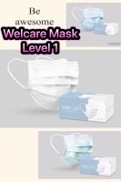 ?ของแท้ พร้อมส่ง?Welcare Mask Level1 หน้ากากอนามัยผู้ใหญ่ แบบกล่องบรรจุ 50 ชิ้น