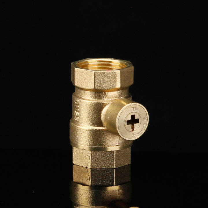 Locking Valve General Lock Open Copper Ball Valve Locking Ball Valve