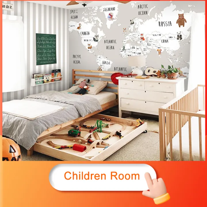 Children's room wallpaper wallpaper wall cloth wall cloth boys and