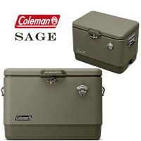 Coleman JP 54QT Steel Belt Cooler Sage #กระติกน้ำแข็งขนาดใหญ่