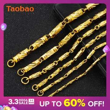 Fake gold chain on sale price