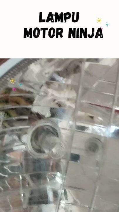 Lampu Ninja Ss Crom Ninja Lampu Depan Ninja Import Ukuran 7 Inch