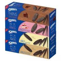 [พร้อมส่ง]โอรีโอ้บิสกิตแผ่นบางสอดไส้ครีม Oreo Thin Chocolate Cookie????วนิลา