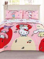 SANRIO ชุดเครื่องนอนลายคิตตี้ รีมิก ครบเช็ต