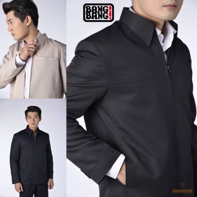 เสื้อคลุมสูท(ผู้ชาย) แบบกระเป๋าเจาะอกซ้าย และ แบบต่ออกรางน้ำ by BANG BANG มี4สี✨ เสื้อแบงแบง
