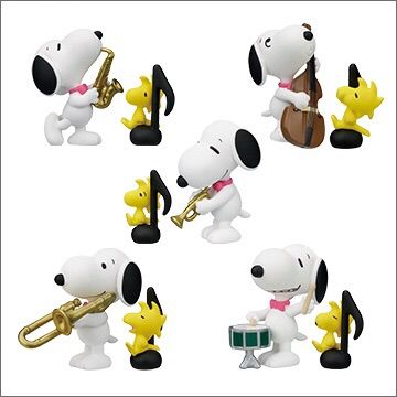 กาชาปอง ยกเซท Snoopy ver. Fantastic Jazz Weekend