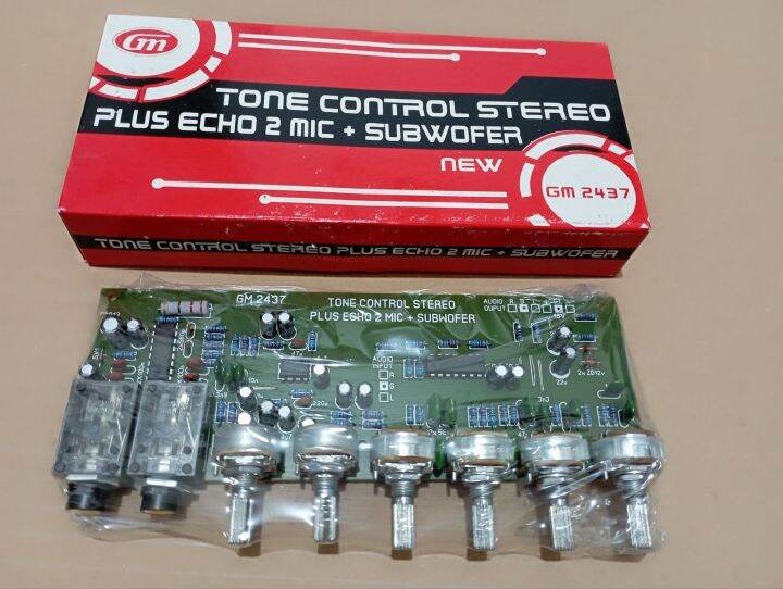 Kit Tone Control Stereo Plus Echo Mic + Subwoofer Lazada Indonesia