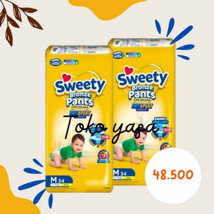 Sweety Bronze Pants M 34 Lazada Indonesia