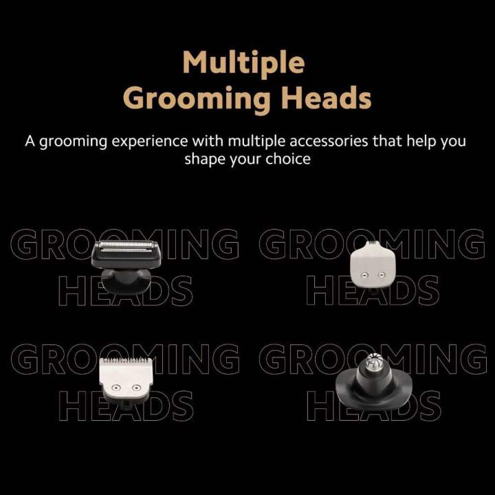 เครื่องโกนหนวด-xiaomi-grooming-kit-pro-black-ประกันศูนย์ไทย-1ปี