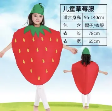 How to Make Strawberry Fancy Dress for Kids/ Fruit Fancy Dress Competition  Idea/ Fancy Dress Ideas - YouTube