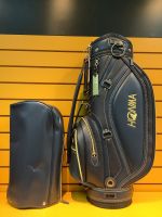 ถุงกอล์ฟ HONMA Navy Blue CB12006 Mens Premium Classic Golf Caddie Cart Bag 9" 5Way PU 4.5kg