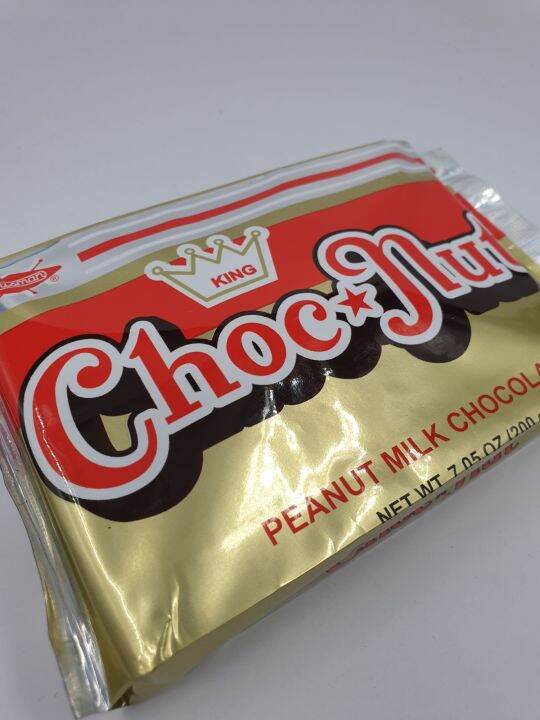 Choc nut KING peanut milk chocolate 200 g ( 24 pcs ) Lazada PH