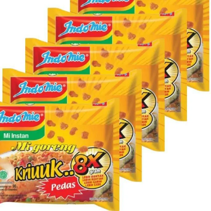 INDOMIE GORENG KRIUK PEDAS 5PCS | Lazada Indonesia