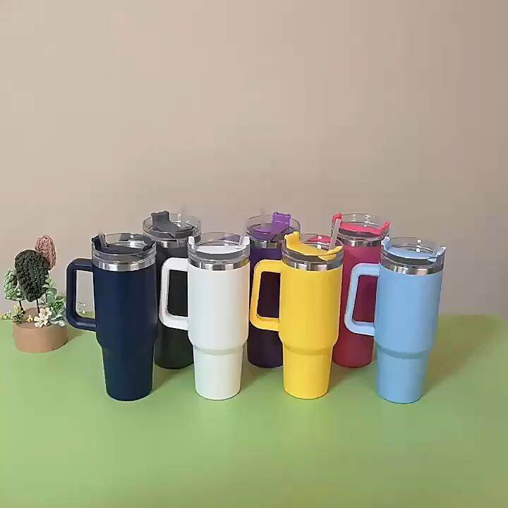 40oz Hot and cold tumbler with straw Original Vacuum Insulated Tumbler