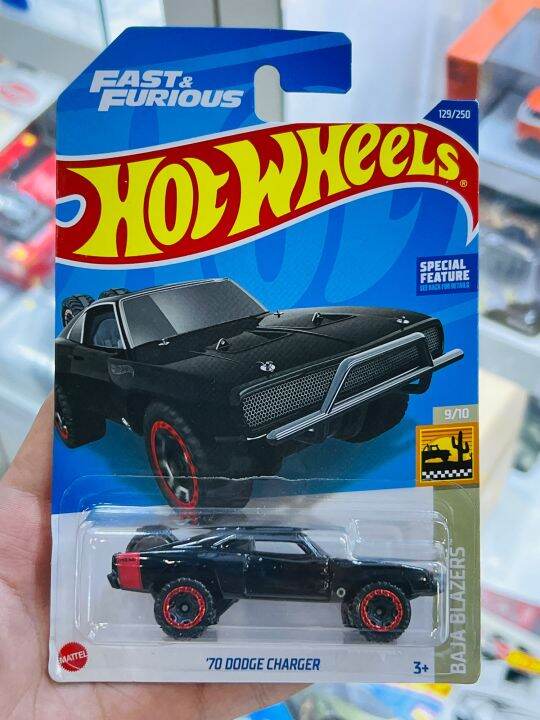 Hobby Store xe mô hình Hot Wheels Cơ Bản Fast and Furious 70 Dodge Charger  Đen 