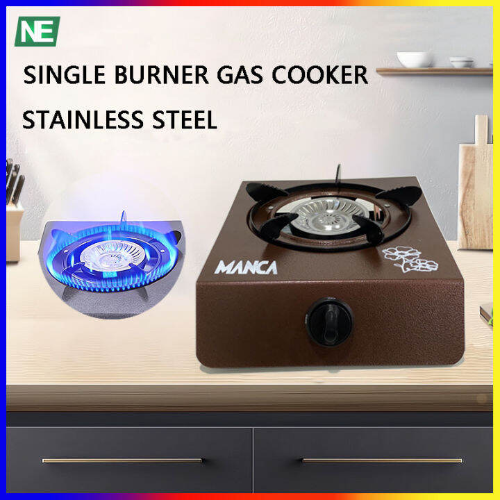 Stainless Steel Single Burner Stove Auto Ignition Gas Stove Family ...