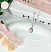 Pieceofmine : Mio necklace สร้อยเงินหินสีชมพู