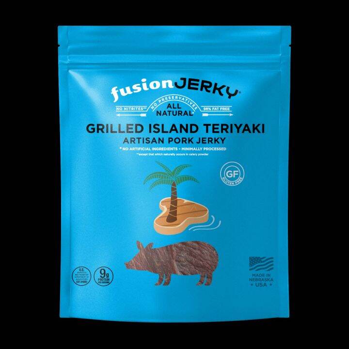Fusion Jerky pork jerky strips pork beef snacks healthy snacks protein