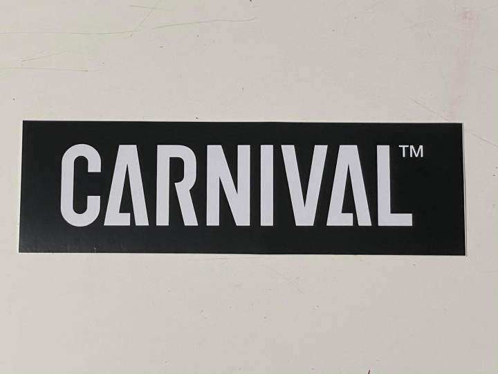 แท้-แยกขายทุกใบ-สติ๊กเกอร์-carnival-logo-sticker