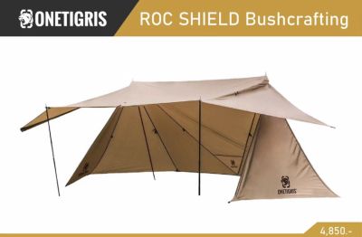 Onetigris - ROC SHIELD Bushcrafting - เต็นท์สาย Bushcraft หรือจะนำไปเป็น Shelter  ปรับเปลี่ยนความสูง และรูปแบบ ได้หลากหลาย สายลุย