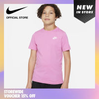 Nike Kids Emb Futura Tee - Playful Pink