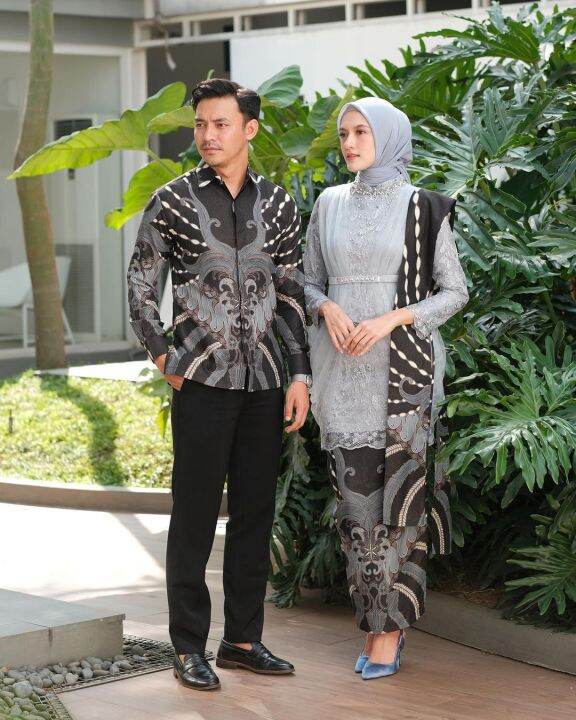BAJU BATIK 1 SET Terbaru - BAJU PESTA - seragam kondangan motif terbaru