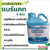 แบร์แคท (4 ลิตร) กลูโฟซิเนต สารกำจัดวัชพืชใบแคบและใบกว้าง สูตรเผาไหม้