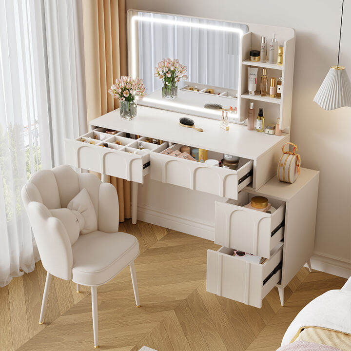 Cream Style Dressing Table Bedroom Minimalist Modern 2023 New Master
