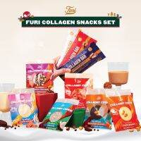 FURI Keto Collagen Snacks Gift Set  - เซ็ตฟิวรี่ ขนมโปรตีนผสมคอลลาเจน คีโต แถมฟรี กระเป๋าผ้าฟิวรี่!