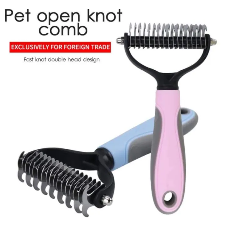 PET Open knot comb fur knot remover dog hair knots special comb Lazada PH
