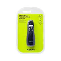 LOGITECH R400 PRESENTER REMOTE (รีโมทควบคุมคำสั่งไร้สาย) PRESEN WIRELESS CORDLESS รับประกันศูนย์ 3 ปี