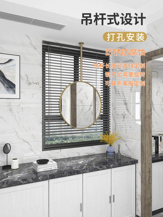 Toilet Hanging Mirror Hanging Ceiling Hanging Rod Mirror Corridor Aisle